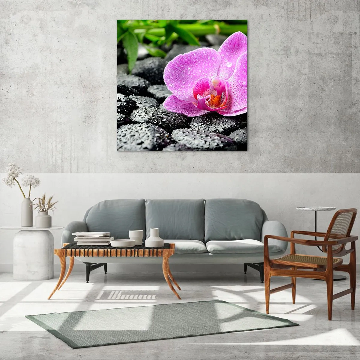 Glasbild - Bild auf glas - Wie ein offenes Herz - 40x40 cm