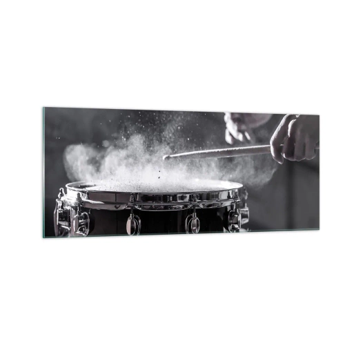 Glasbild - Bild auf glas - Der Puls der Musik - 100x40 cm