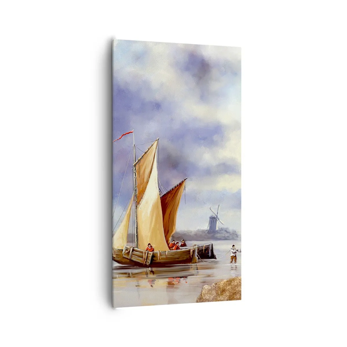 Bild auf Leinwand - Leinwandbild - Die Rückkehr der Seeleute - 65x120 cm