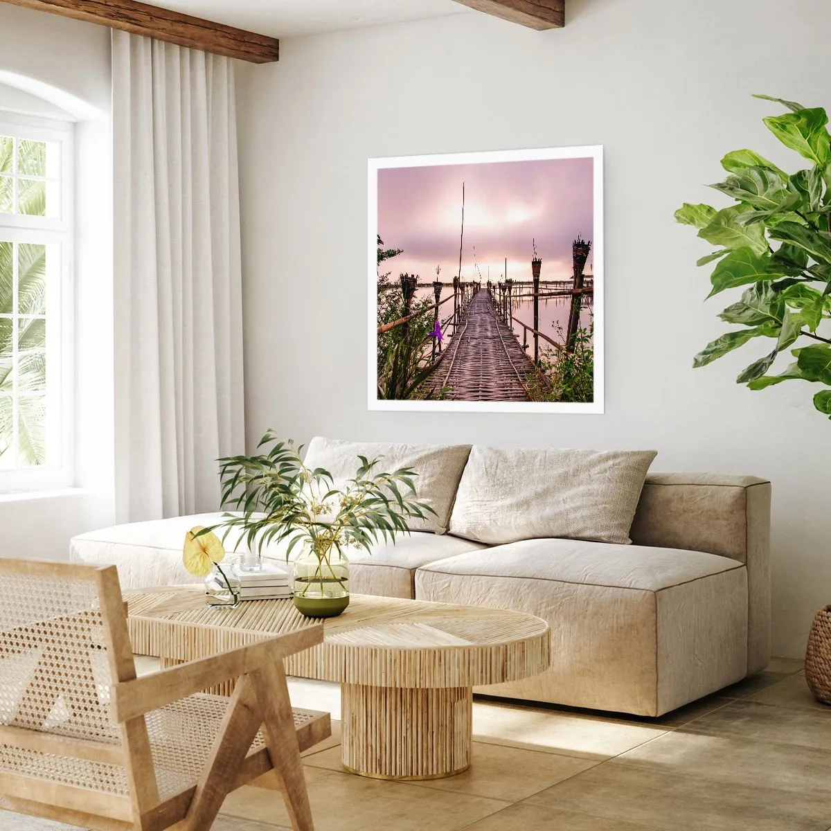 Poster - Frieden und Ruhe Asiens - 30x30 cm