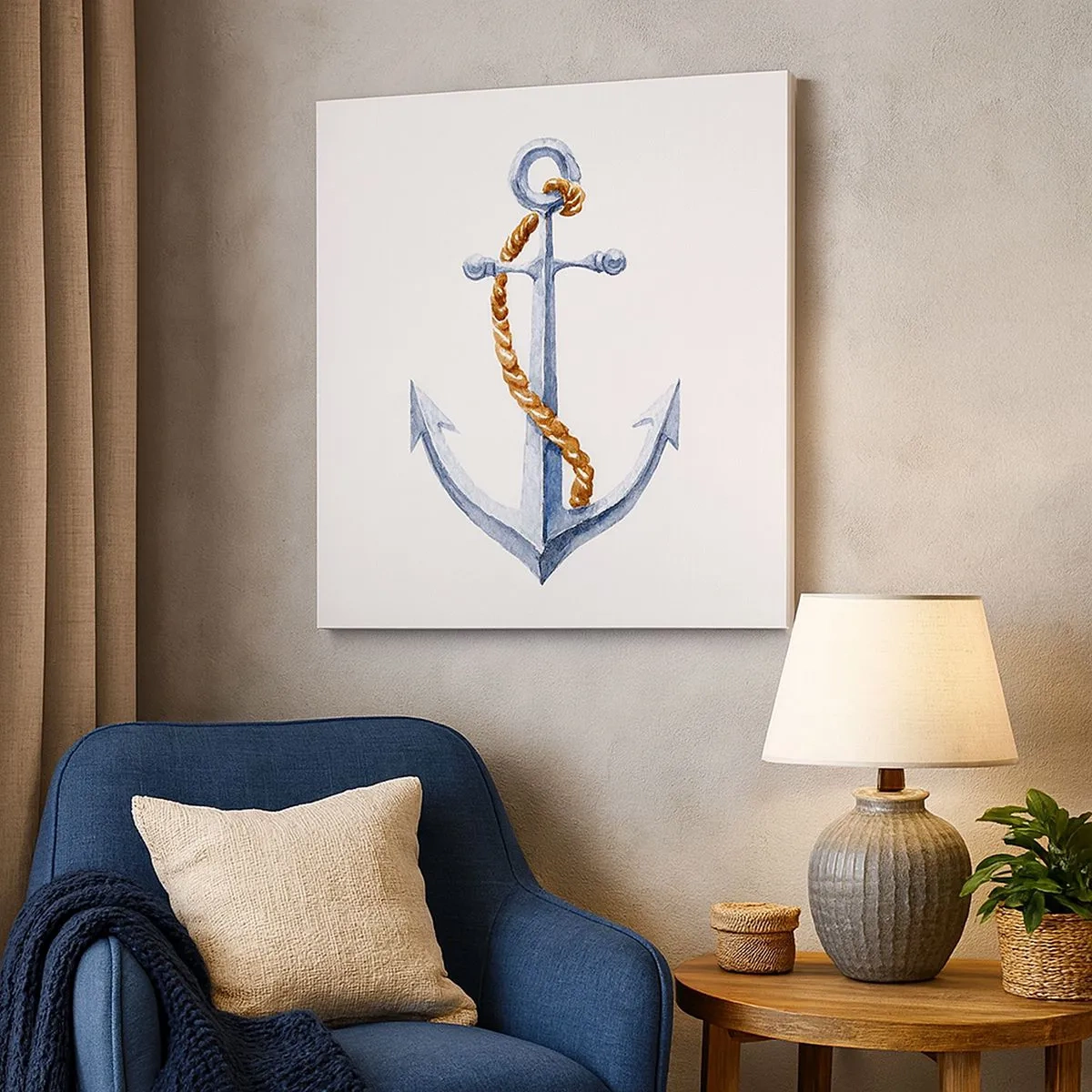 Bild auf Leinwand - Leinwandbild - Ahoi Abenteuer! - 30x30 cm