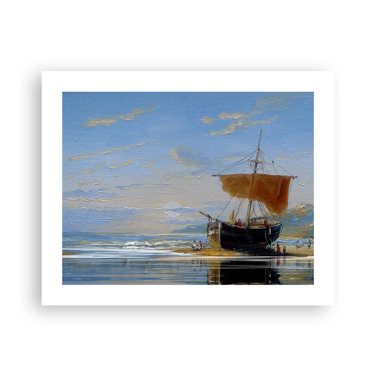 Poster - Wasser, Land, Luft - 50x40 cm