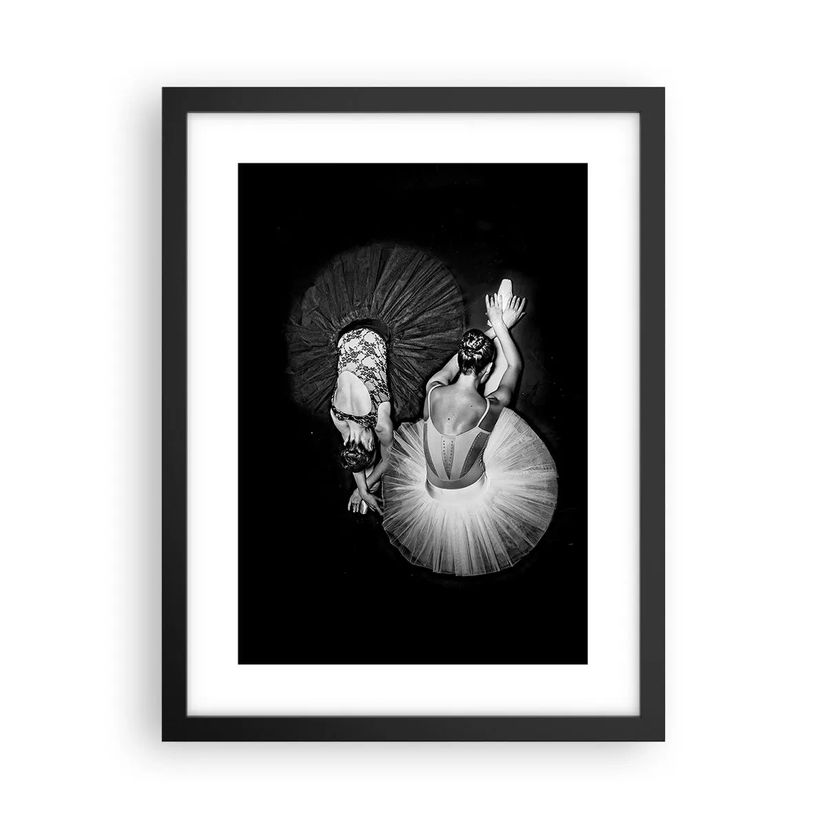 Poster in einem schwarzem Rahmen - Jin und Jang – perfekte Balance - 30x40 cm