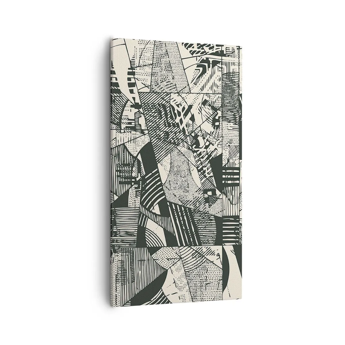 Bild auf Leinwand - Leinwandbild - Die Dynamik der Gegenwart - 55x100 cm