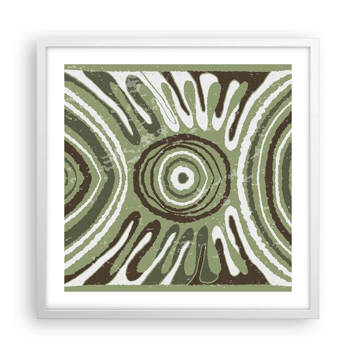 Poster in einem weißen Rahmen - Explosion von Emotionen - 50x50 cm