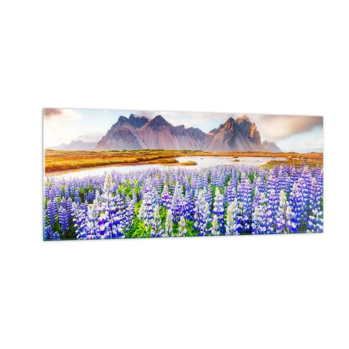 Glasbild - Bild auf glas - Kraft und Strenge neben Sanftmut - 100x40 cm