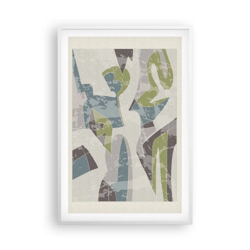Poster in einem weißen Rahmen - Komposition hinter dem Glas - 61x91 cm