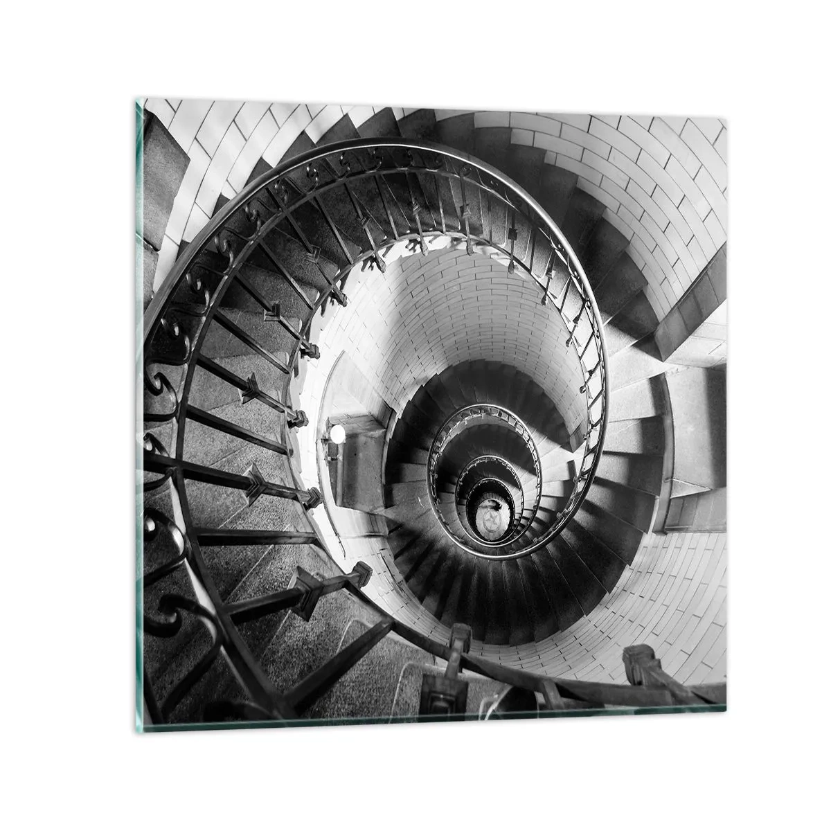 Glasbild - Bild auf glas - Höher und höher - 70x70 cm