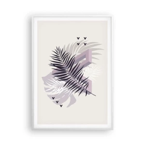 Poster in einem weißen Rahmen - Der Schatten des Schattens - 70x100 cm