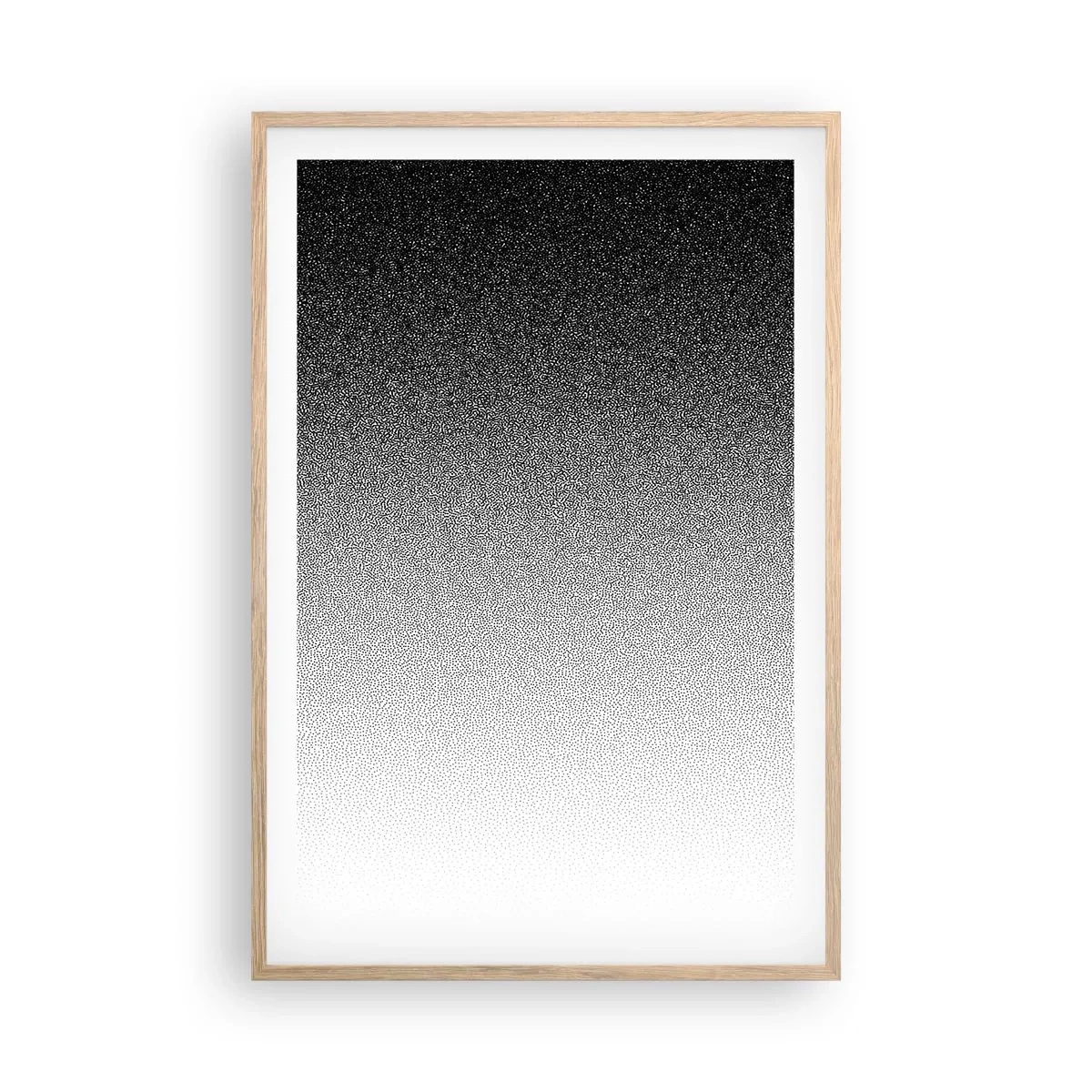 Poster in einem Rahmen aus heller Eiche - Dem Licht entgegen - 61x91 cm