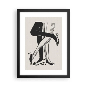 Poster in einem schwarzem Rahmen - Weibliches Attribut - 30x40 cm