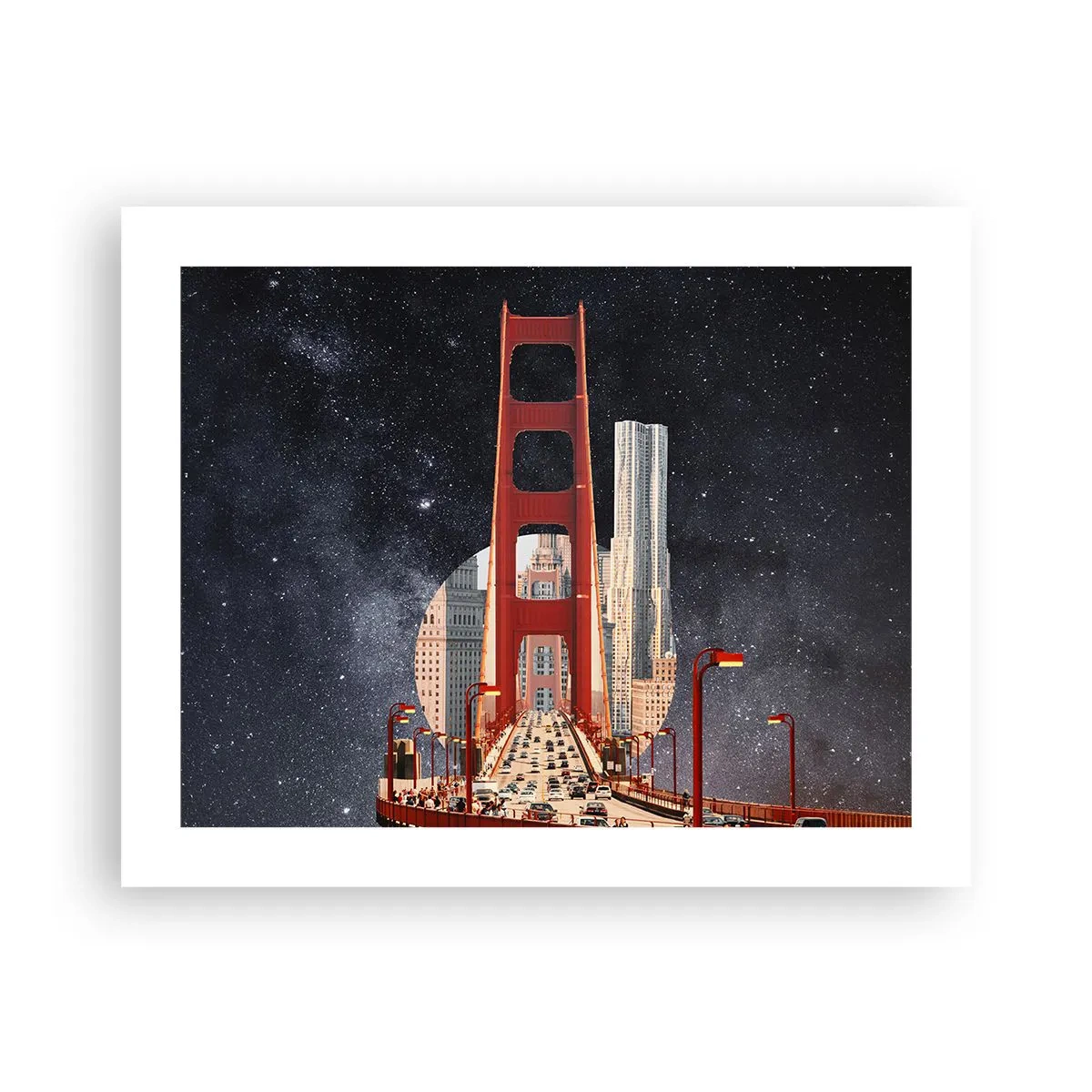 Poster - Immer im Mittelpunkt - 50x40 cm