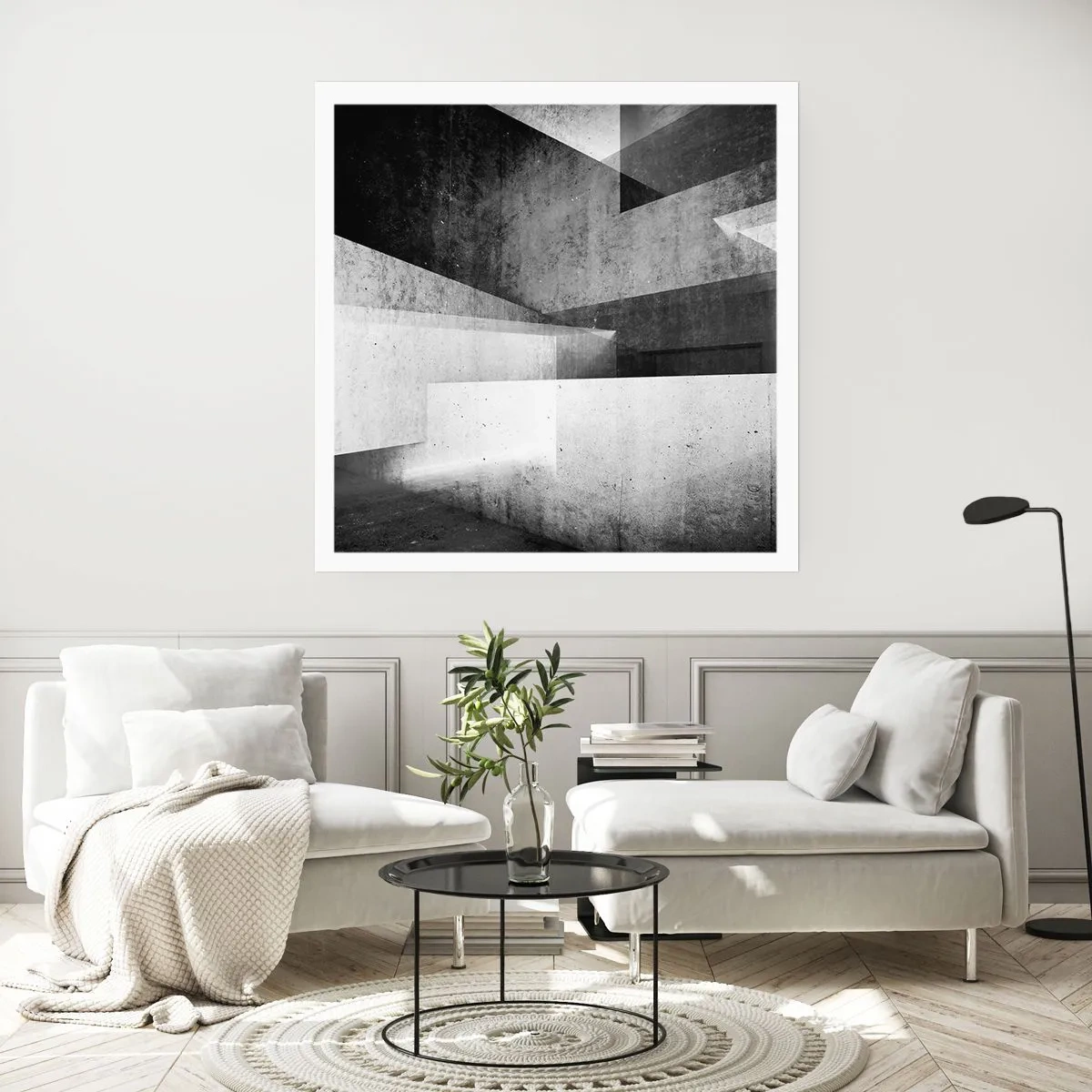 Poster - Die Raumstruktur - 30x30 cm