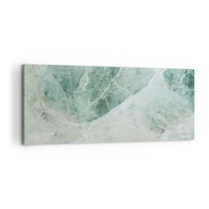 Bild auf Leinwand - Leinwandbild - Edle Kälte des Steins - 100x40 cm