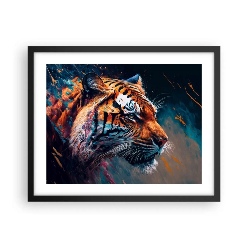 Poster in einem schwarzem Rahmen - Wilde Schönheit - 50x40 cm