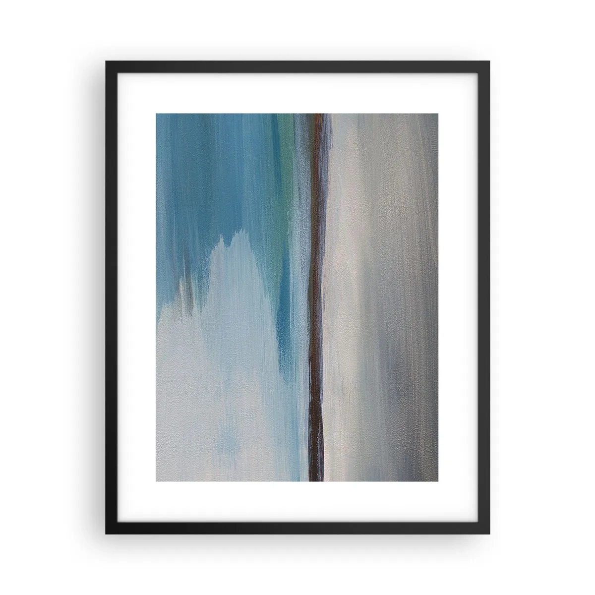 Poster in einem schwarzem Rahmen - Horizontale Landschaft - 40x50 cm