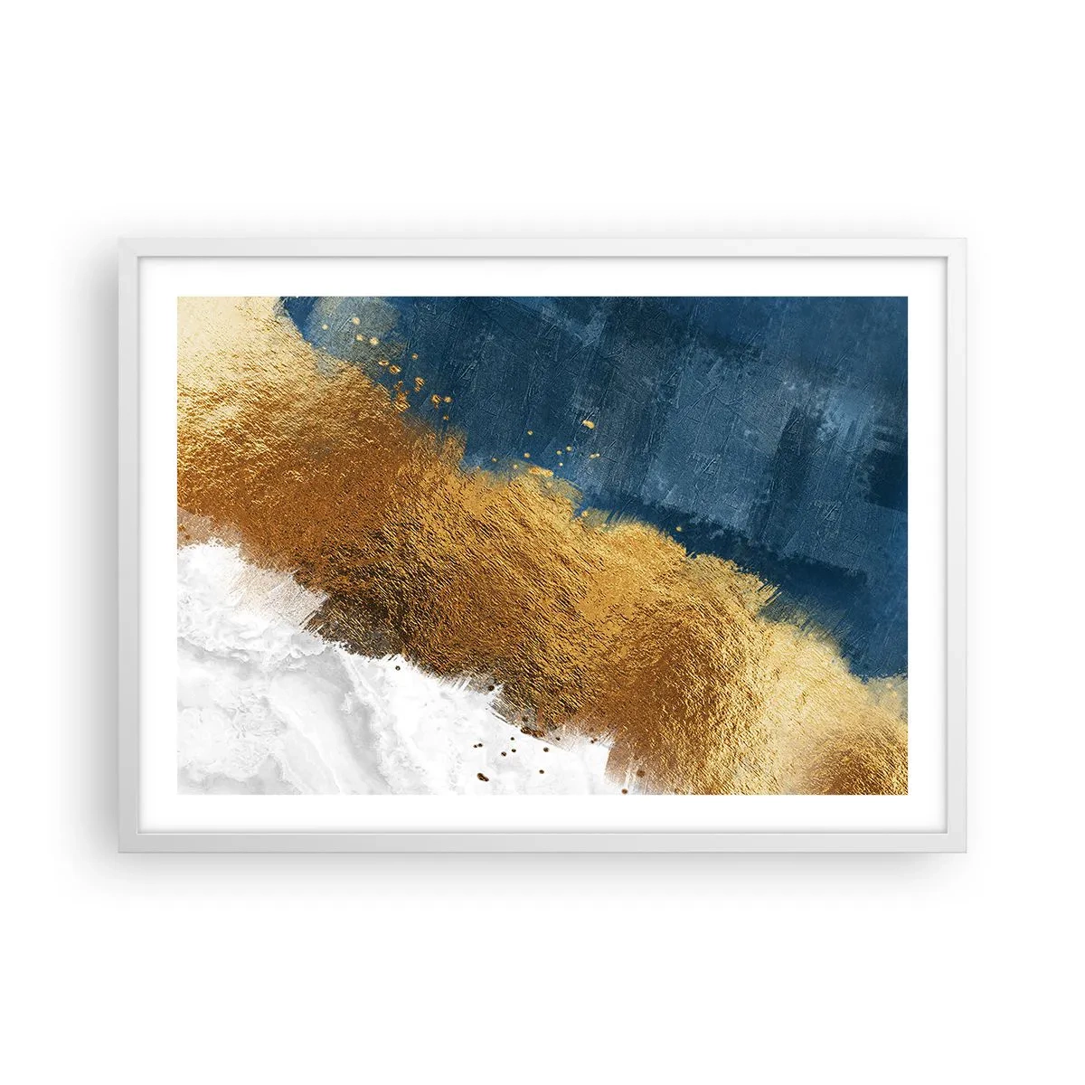 Poster in einem weißen Rahmen - Farben des Sommers - 70x50 cm