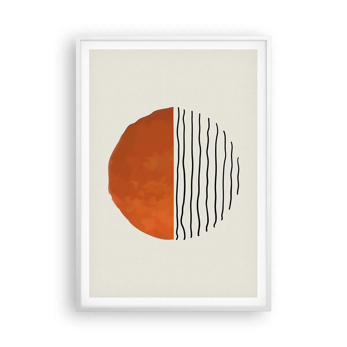 Poster in einem weißen Rahmen - Im japanischen Klima - 70x100 cm