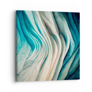 Bild auf Leinwand - Leinwandbild - Blaue Unersättlichkeit - 30x30 cm