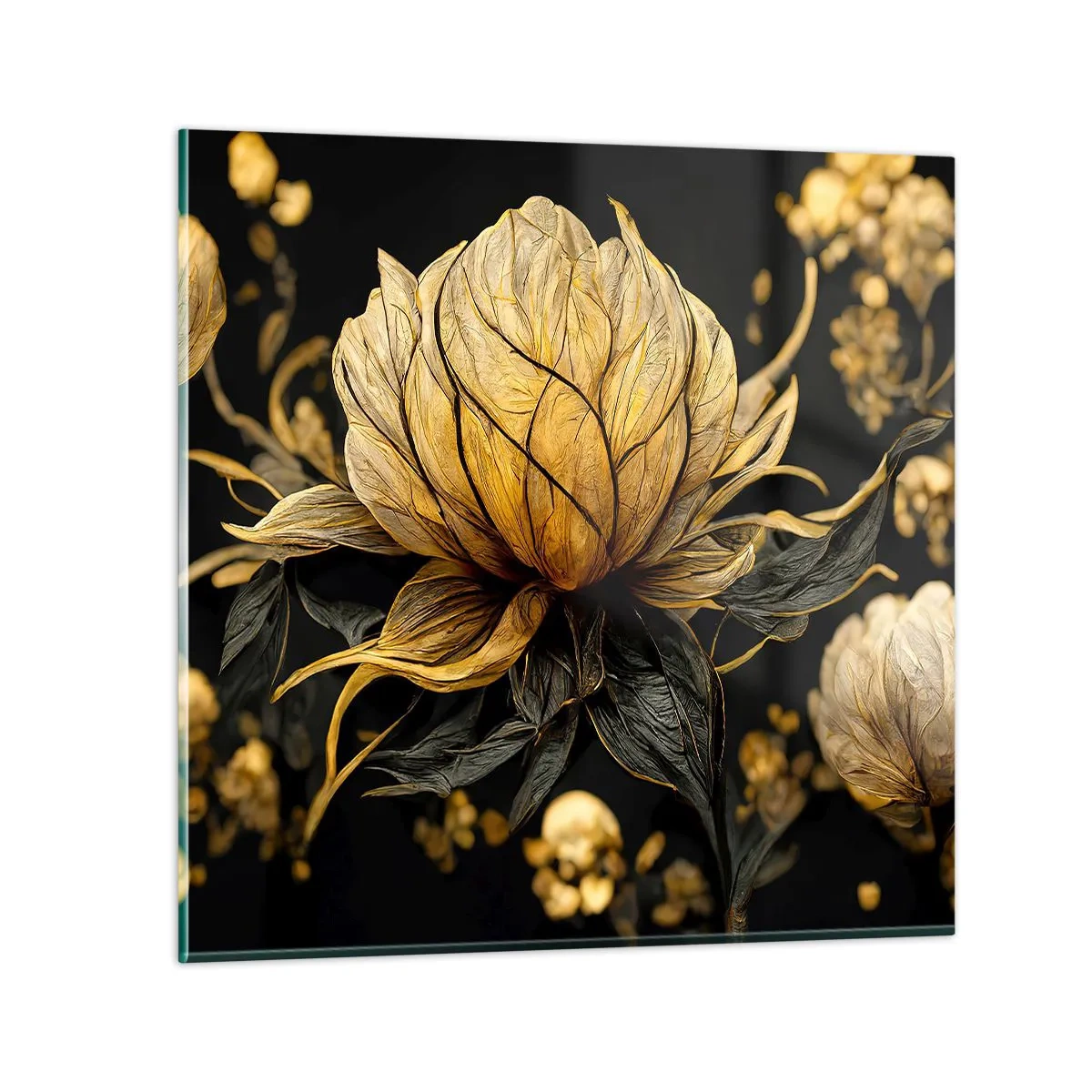 Glasbild - Bild auf glas - Subtile Zerbrechlichkeit - 40x40 cm