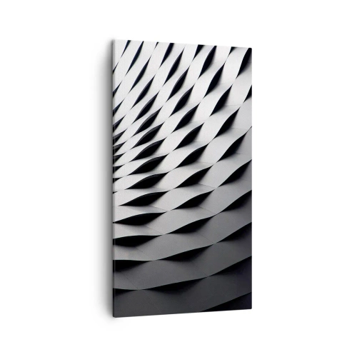 Bild auf Leinwand - Leinwandbild - Auf der Oberfläche der Wellen - 45x80 cm