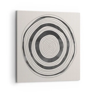 Bild auf Leinwand - Leinwandbild - Wichtig ist, was dazwischen liegt - 50x50 cm