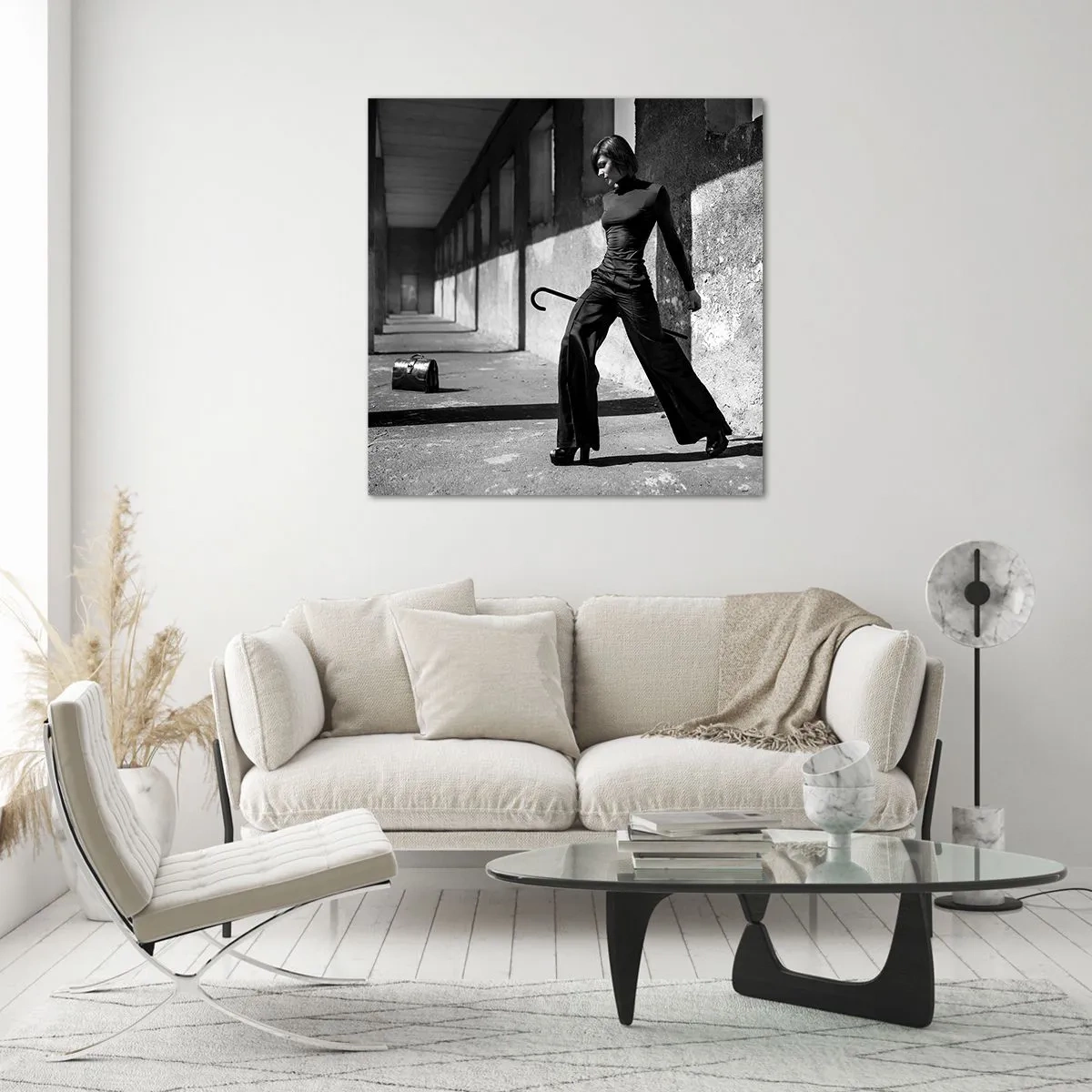 Glasbild - Bild auf glas - Urbane Eleganz - 40x40 cm