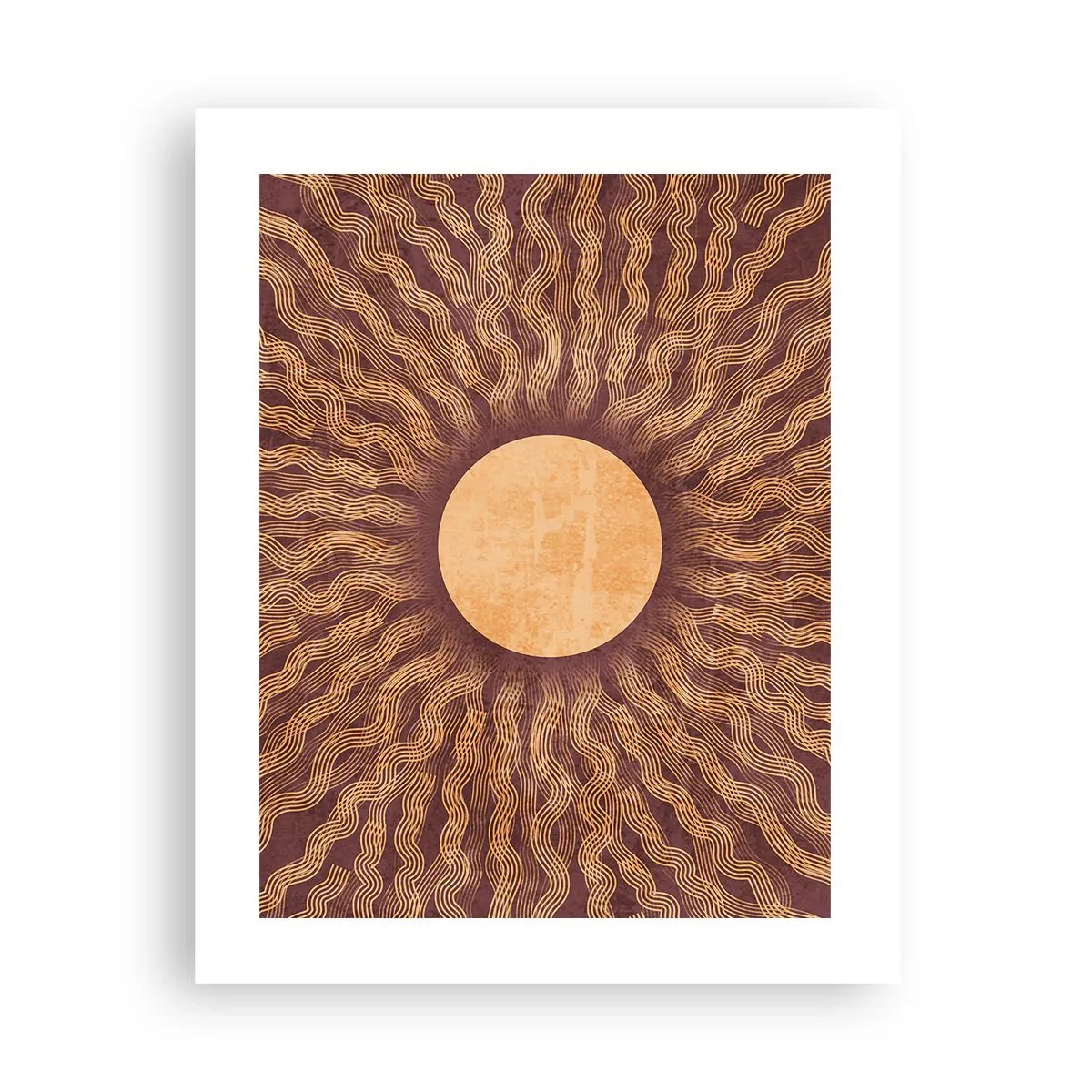 Poster - Sonnensymbol - 40x50 cm