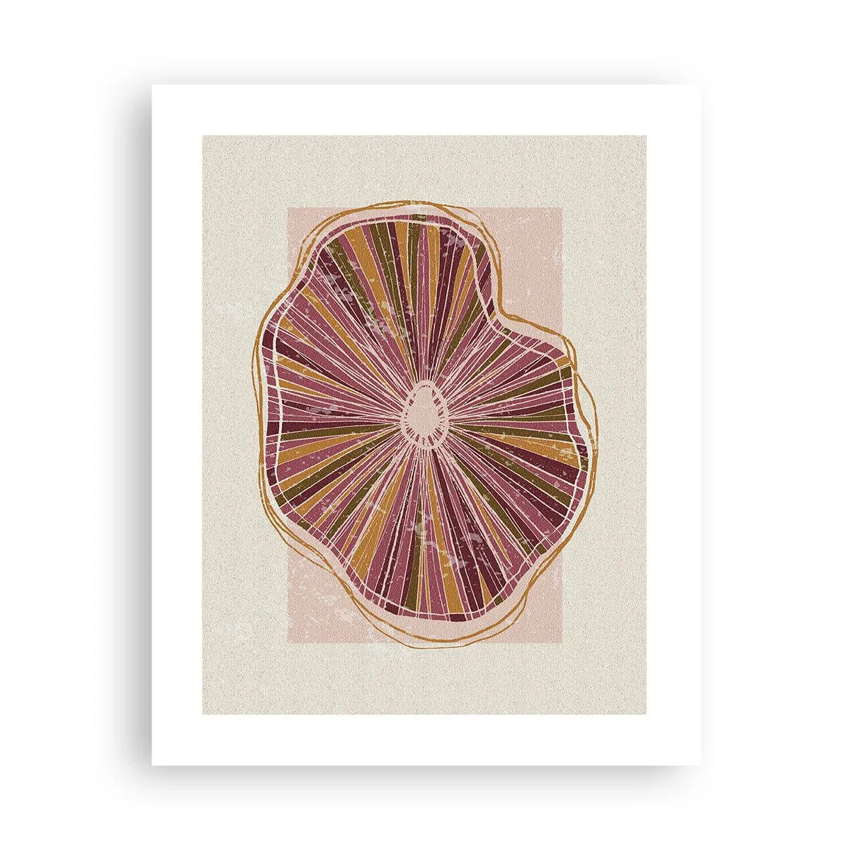 Poster - Strahlende Abstraktion - 40x50 cm