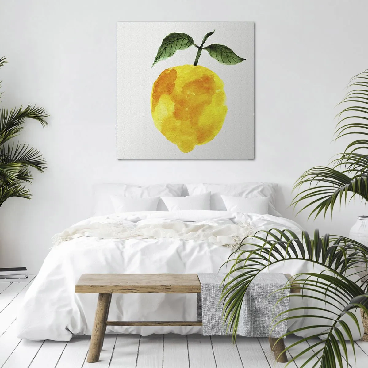 Bild auf Leinwand - Leinwandbild - So schmeckt man die Sonne - 40x40 cm