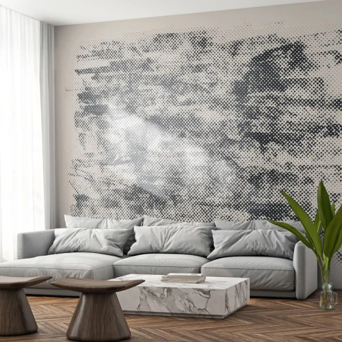 Fototapete Standard Eco - Nebelige Komposition - Abstraktion, Stück, Modernes Muster - 300x210 cm