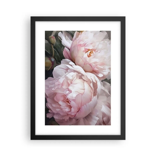 Poster in einem schwarzem Rahmen - In der Blüte angehalten - 30x40 cm