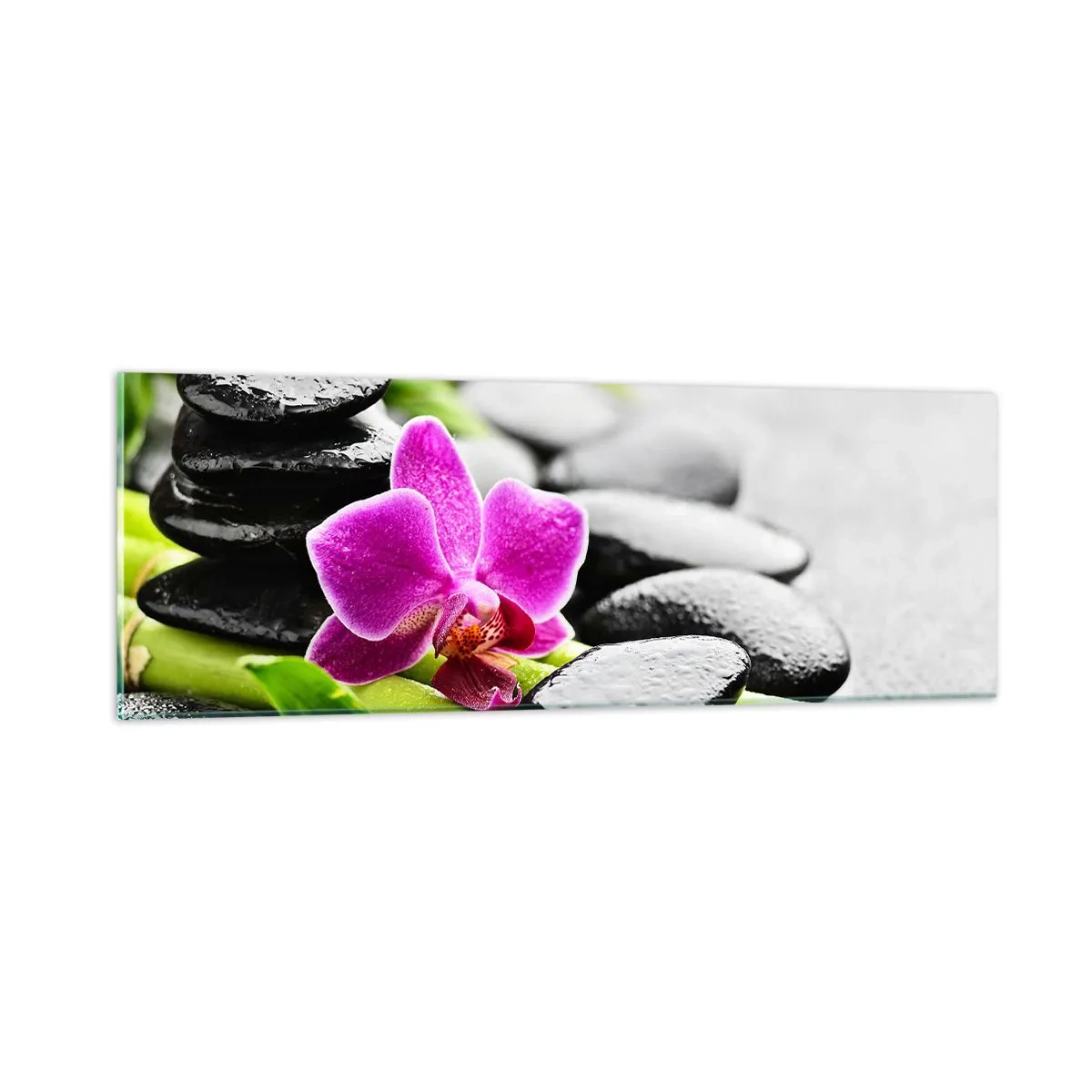 Glasbild - Bild auf glas - In ruhiger Balance - 90x30 cm