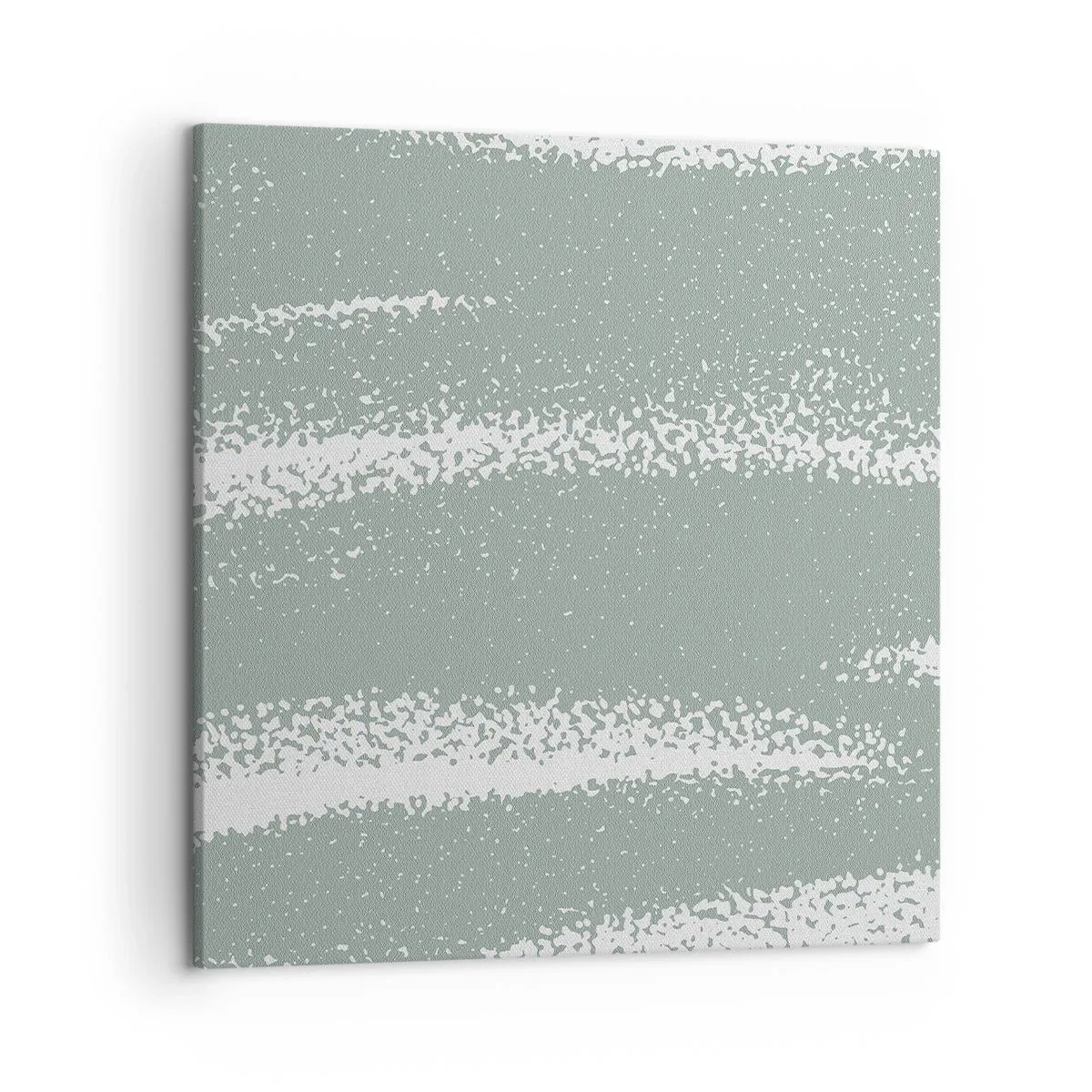 Bild auf Leinwand - Leinwandbild - Abstraktion im Winterklima - 50x50 cm