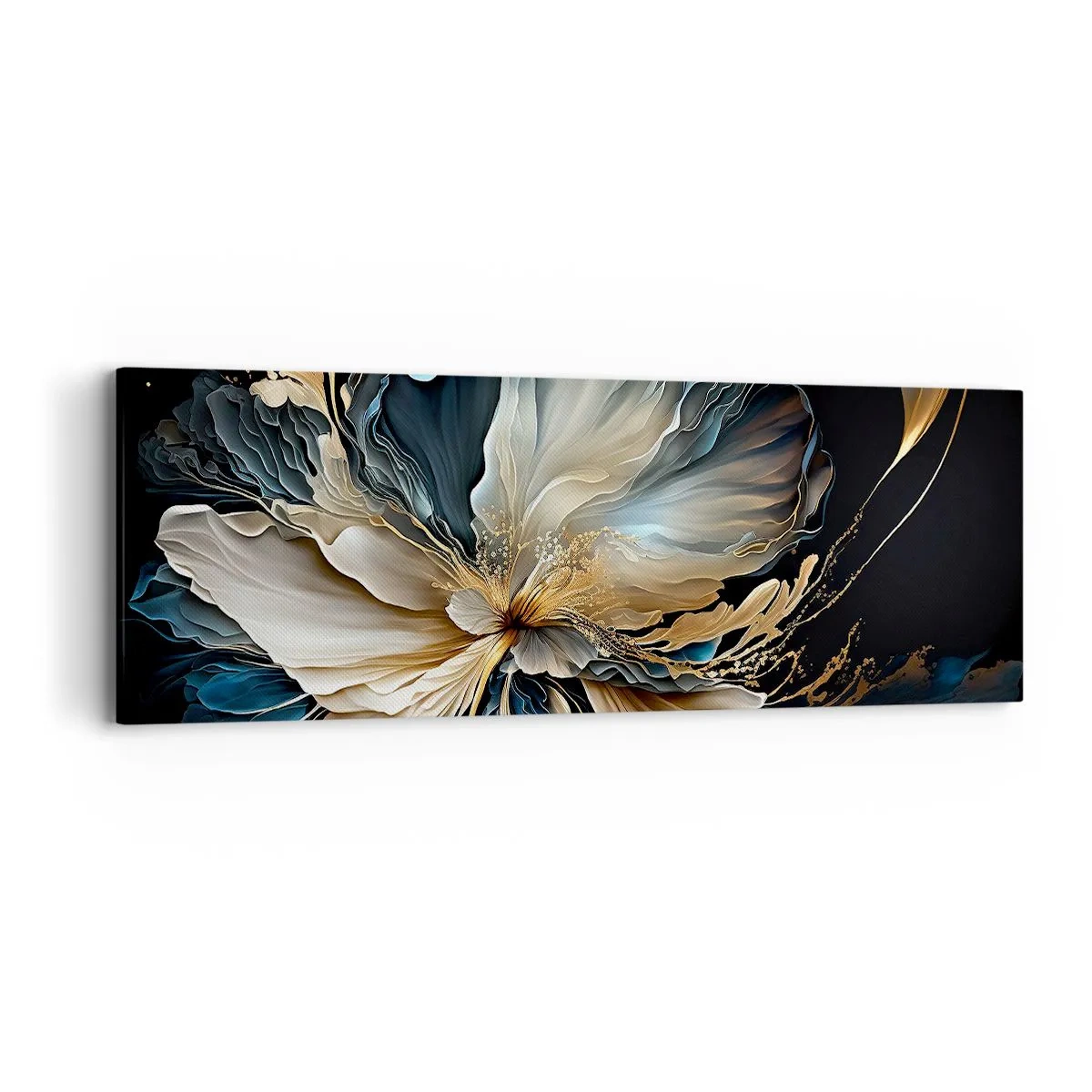 Bild auf Leinwand - Leinwandbild - Märchenhafte Farnblume - 90x30 cm