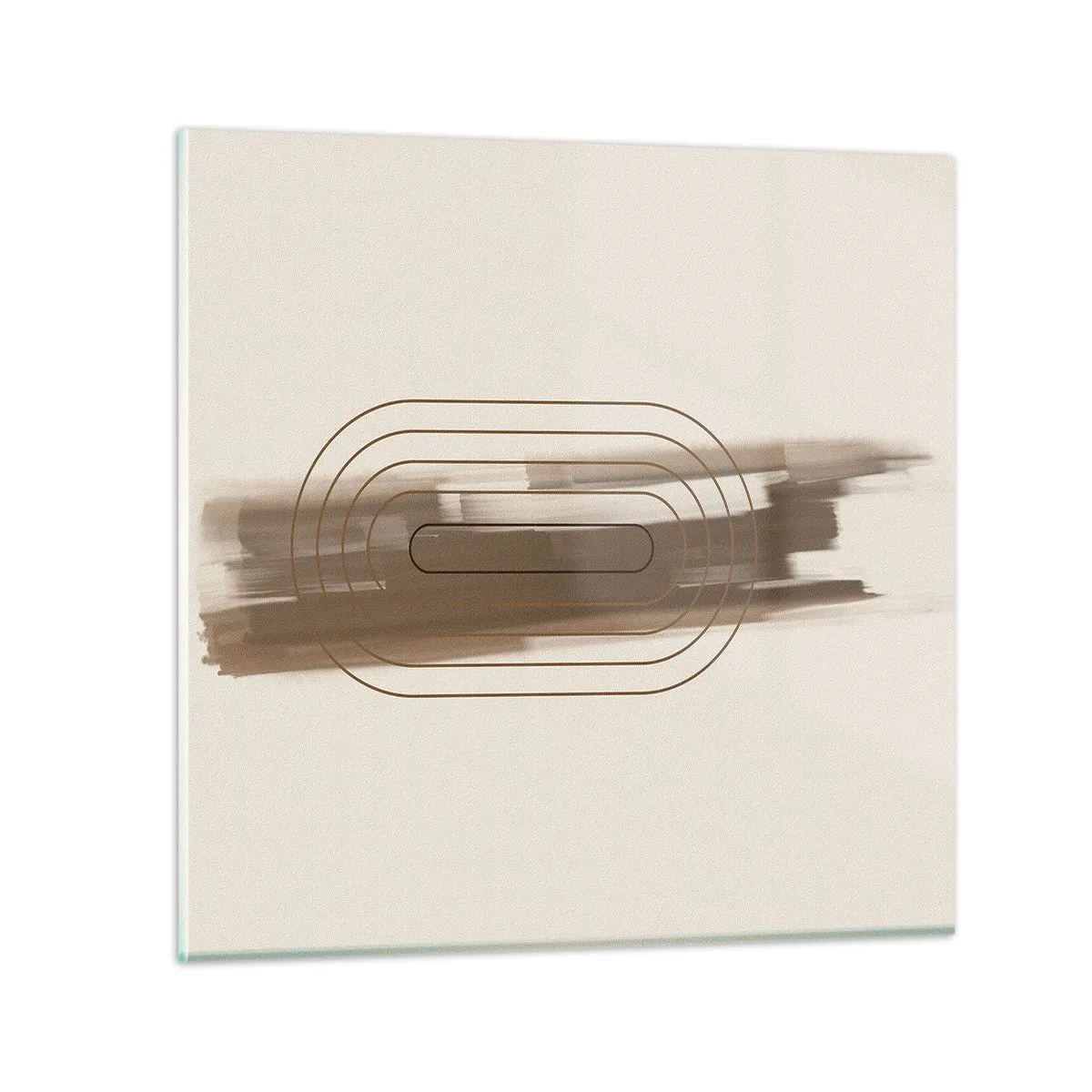 Glasbild - Bild auf glas - Ein Hauch von Grau - 70x70 cm