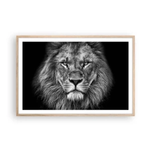 Poster in einem Rahmen aus heller Eiche - Im Krönungsgewand - 91x61 cm