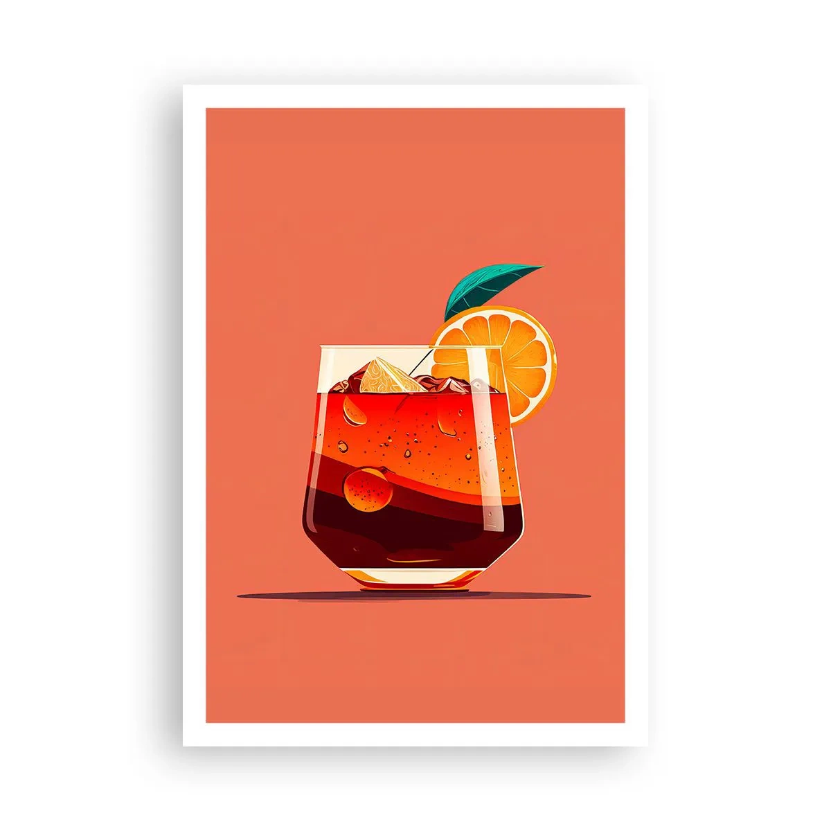 Poster - Sommerliche Erfrischung - 70x100 cm