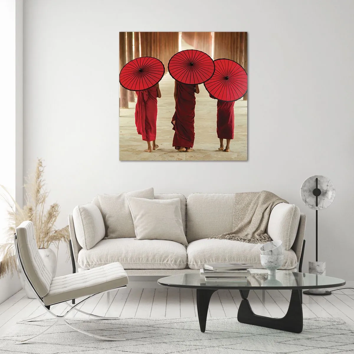 Glasbild - Bild auf glas - Auf dem Weg ins Reine Land - 60x60 cm