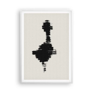 Poster in einem weißen Rahmen - Schwingungen der Fantasie - 70x100 cm