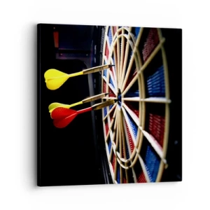 Bild auf Leinwand - Leinwandbild - Auf den Punkt gebracht - 30x30 cm