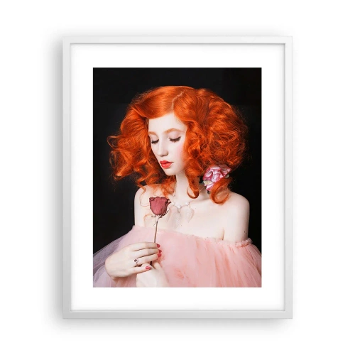 Poster in einem weißen Rahmen - Im barocken Stil - 40x50 cm