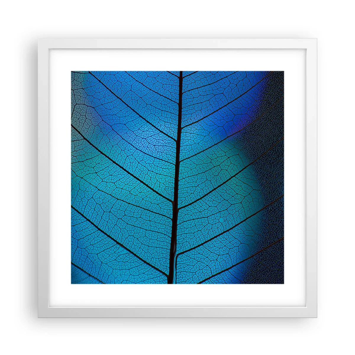 Poster in einem weißen Rahmen - Komplizierte Konstruktion - 40x40 cm