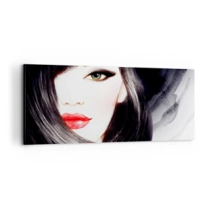 Bild auf Leinwand - Leinwandbild - Saphir-Optik - 100x40 cm