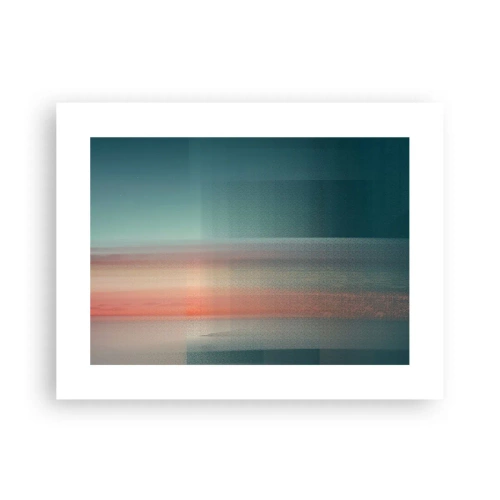 Poster - Abstraktion: Lichtwellen - 40x30 cm