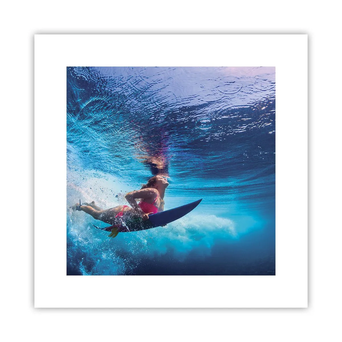 Poster - Tiefe der Freude - 30x30 cm