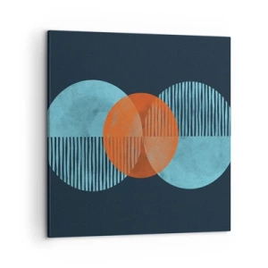 Bild auf Leinwand - Leinwandbild - Symmetrische Komposition - 50x50 cm