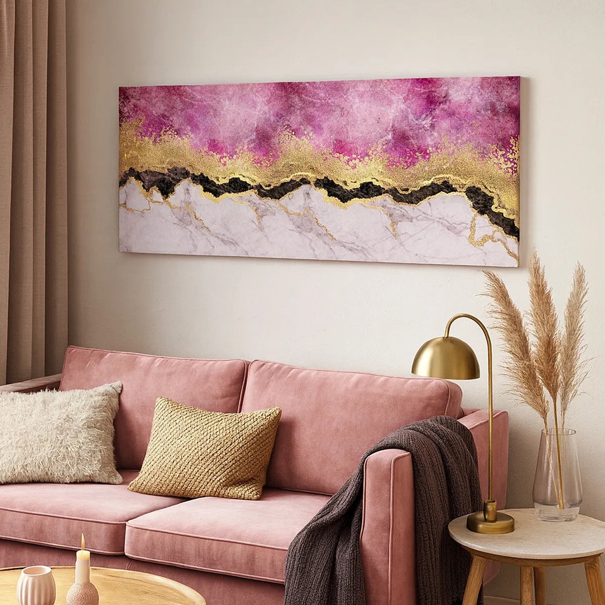 Bild auf Leinwand - Leinwandbild - An der Grenze - 30x30 cm