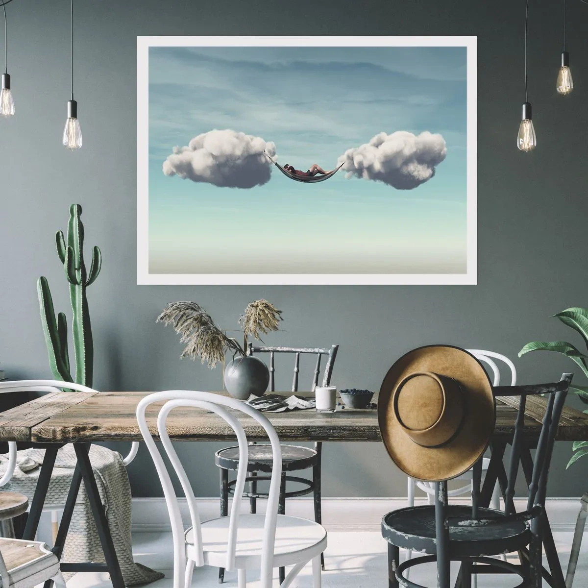 Poster - Die Behaglichkeit des Augenblicks - 50x40 cm