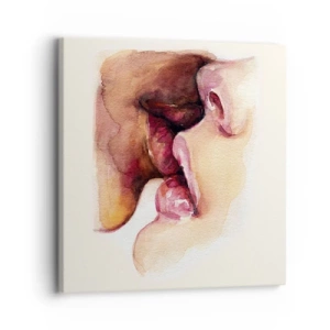 Bild auf Leinwand - Leinwandbild - Wie Tag und Nacht, Erde und Himmel - 30x30 cm